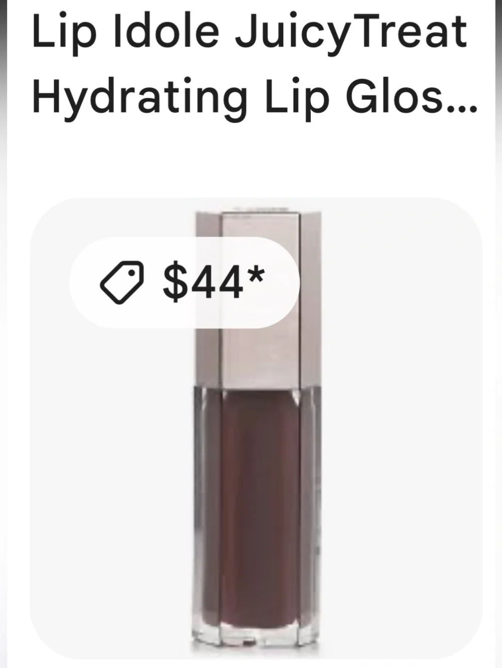 LANCÔME Juice Treat Lip idole Hydrating Gloss Shade Brownie Bite